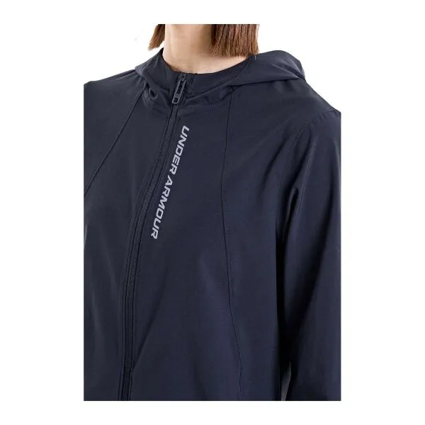 Bežecká bunda dámska Under Armour UA OutRun The Storm Jacket - black/reflective/reflective