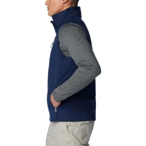 Columbia ASCENDER SOFTSHELL VEST Pánska vesta, tmavo modrá, veľkosť