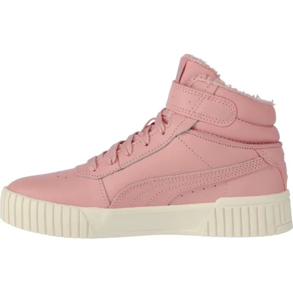 Puma CARINA 2.0 MID WTR JR Dievčenské zimné tenisky, ružová, veľkosť 36