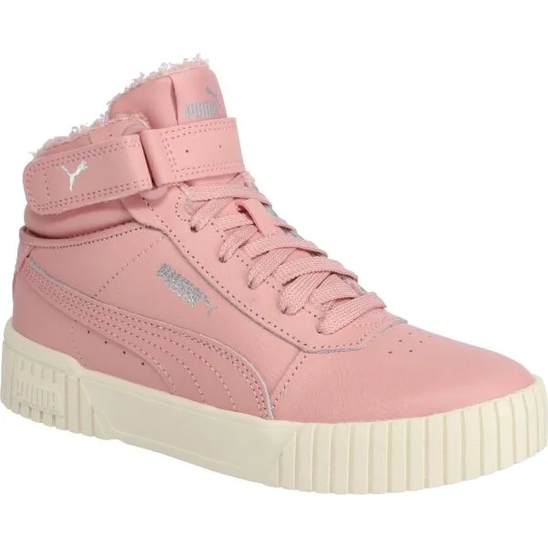 Puma CARINA 2.0 MID WTR JR Dievčenské zimné tenisky, ružová, veľkosť 36