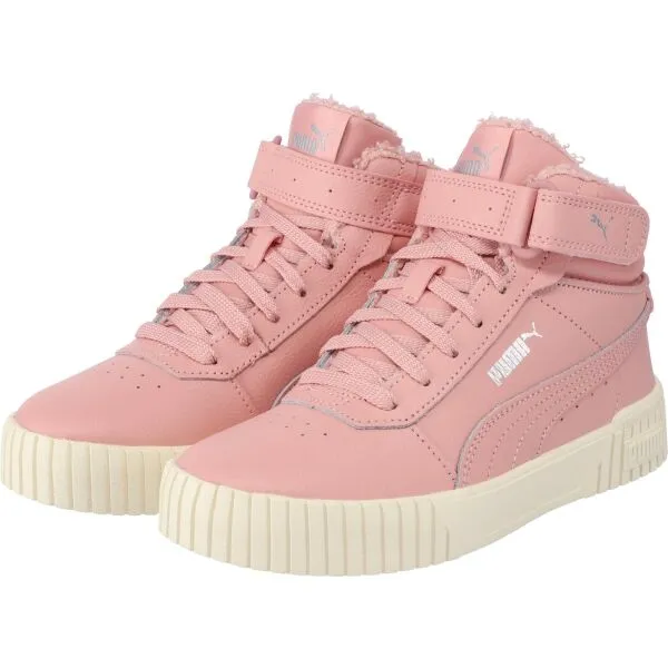 Puma CARINA 2.0 MID WTR JR Dievčenské zimné tenisky, ružová, veľkosť 36