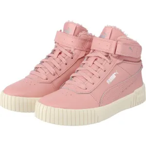 Puma CARINA 2.0 MID WTR JR Dievčenské zimné tenisky, ružová, veľkosť 36