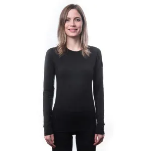 Funkčné tričko dámske Sensor Merino Air Tee LS - black/black