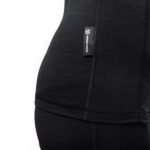 Funkčné tričko dámske Sensor Merino Air Tee LS - black/black