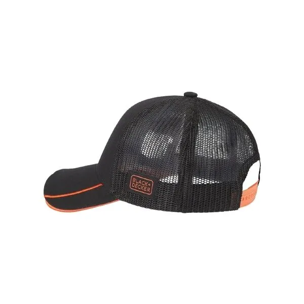 BLACK & DECKER CAP Pracovná šiltovka so svietidlom, čierna, veľkosť UNI