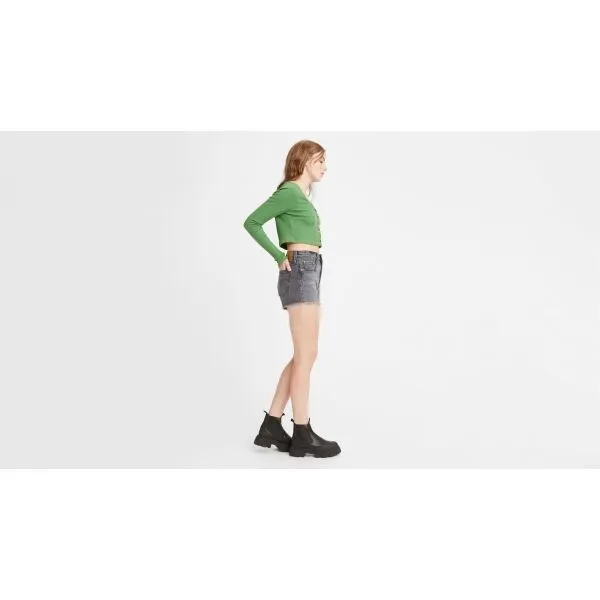 Levi's&reg; 501 ORIGINAL SHORT MESA CABO RISE SHORT Dámske džínsové šortky, tmavo sivá, veľkosť