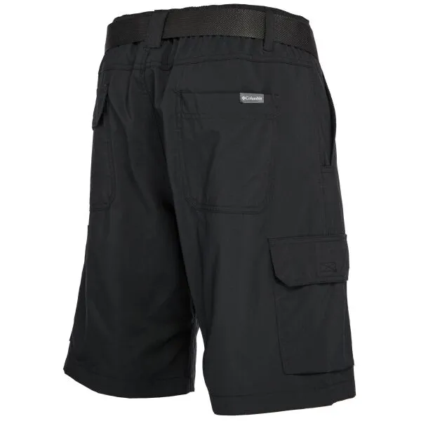 Columbia SILVER RIDGE UTILITY CARGO SHORT Pánske šortky, čierna, veľkosť