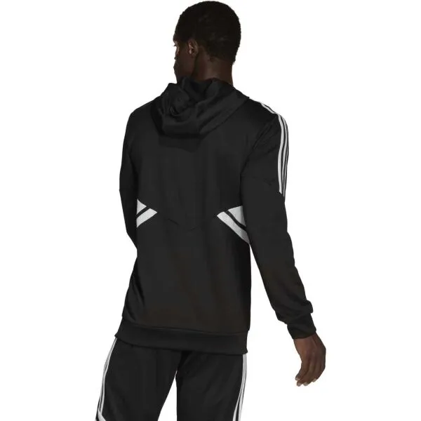 adidas CON22 TK HOOD Pánska futbalová mikina, čierna, veľkosť