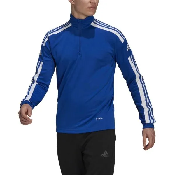 adidas SQUADRA21 TRAINING TOP Pánska futbalová mikina, modrá, veľkosť