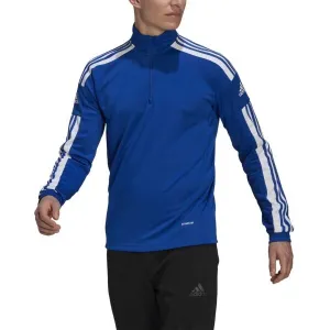 adidas SQUADRA21 TRAINING TOP Pánska futbalová mikina, modrá, veľkosť