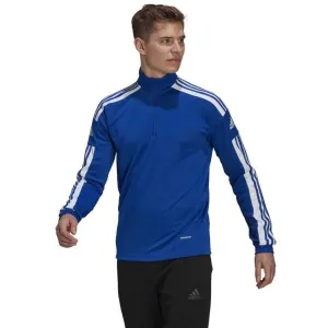 adidas SQUADRA21 TRAINING TOP Pánska futbalová mikina, modrá, veľkosť