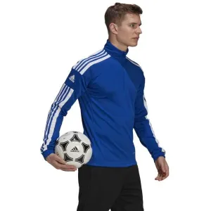 adidas SQUADRA21 TRAINING TOP Pánska futbalová mikina, modrá, veľkosť