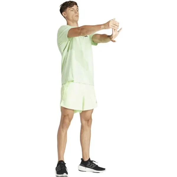 adidas RUN IT SHORTS Pánske bežecké šortky, svetlo zelená, veľkosť XXL 5"