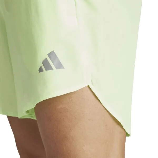 adidas RUN IT SHORTS Pánske bežecké šortky, svetlo zelená, veľkosť XXL 5"