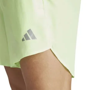 adidas RUN IT SHORTS Pánske bežecké šortky, svetlo zelená, veľkosť XXL 5"