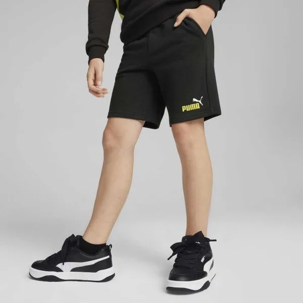 Puma ESS+2 COL SHORTS TR Detské šortky, čierna, veľkosť
