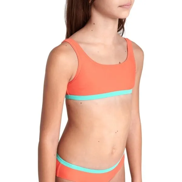 Arena ESSENTIAL Dievčenské bikiny, lososová, veľkosť 8-9Y