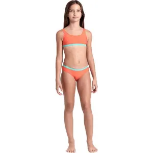 Arena ESSENTIAL Dievčenské bikiny, lososová, veľkosť 8-9Y