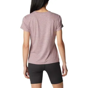 Columbia SLOAN RIDGE™ GRAPHIC SS TEE Dámske tričko, vínová, veľkosť