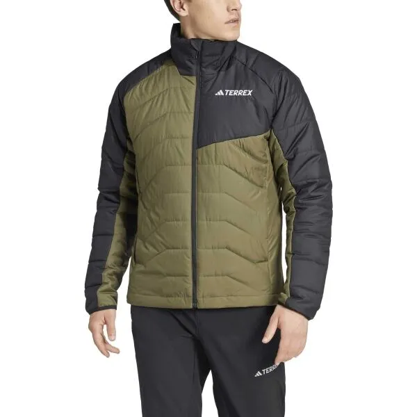 adidas TERREX MULTI SYNTHETIC INSULATED JACKET Pánska outdoorová bunda, khaki, veľkosť