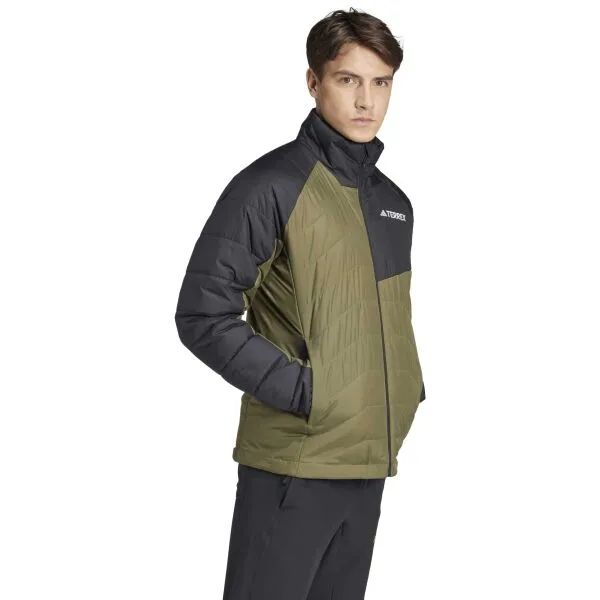 adidas TERREX MULTI SYNTHETIC INSULATED JACKET Pánska outdoorová bunda, khaki, veľkosť