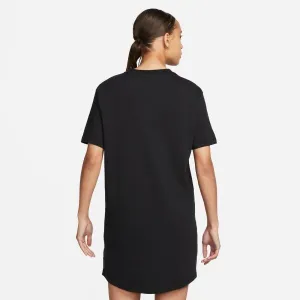 Nike NSW ESSNTL SS DRESS TSHRT Dámske šaty, čierna, veľkosť