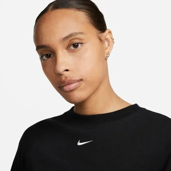 Nike NSW ESSNTL SS DRESS TSHRT Dámske šaty, čierna, veľkosť