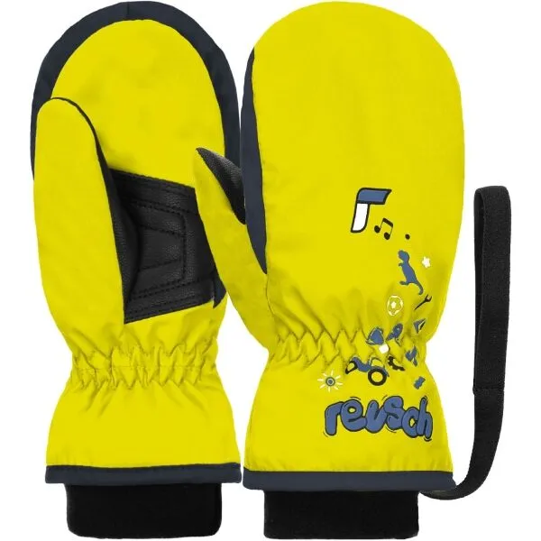 Reusch KIDS MITTEN CR Detské zimné rukavice, žltá, veľkosť 1