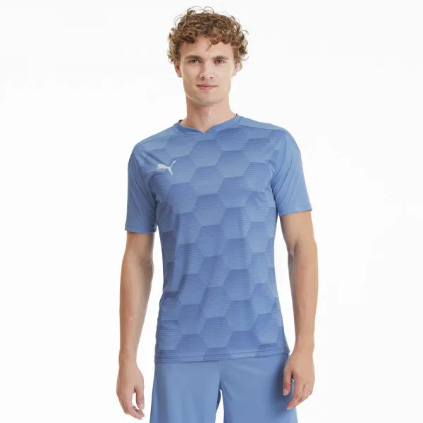 Puma TEAMFINAL 21 GRAPHIC JERSEY Pánske športové tričko, modrá, veľkosť