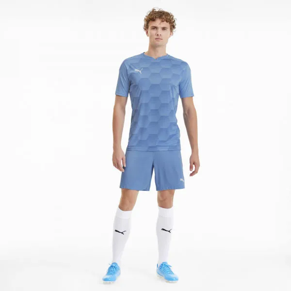 Puma TEAMFINAL 21 GRAPHIC JERSEY Pánske športové tričko, modrá, veľkosť