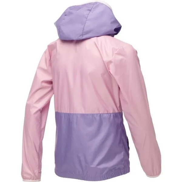 Columbia BACK BOWL HOODED WINDBREAKER Dievčenská vetrovka, ružová, veľkosť