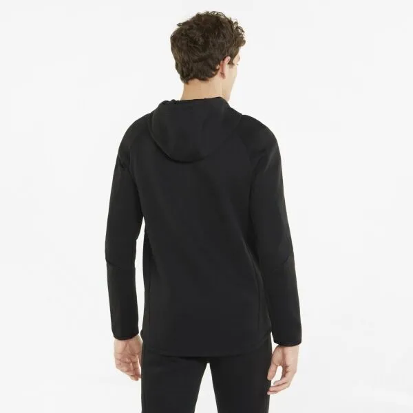 Puma EVOSTRIPE HOODIE Športová mikina, čierna, veľkosť