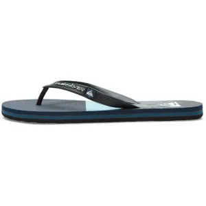 Quiksilver MOLOKAI PANEL Pánske žabky, čierna, veľkosť 41