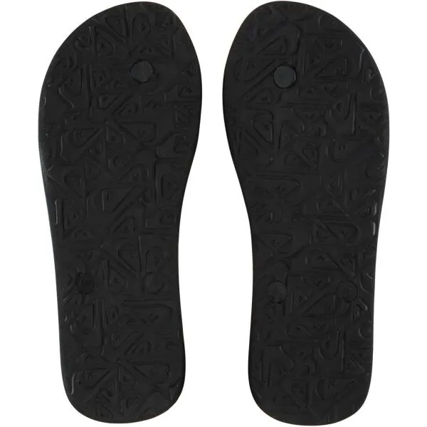 Quiksilver MOLOKAI PANEL Pánske žabky, čierna, veľkosť 41