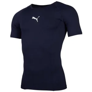 Puma LIGA BASELAYER TEE SS Pánske funkčné tričko, tmavo modrá, veľkosť