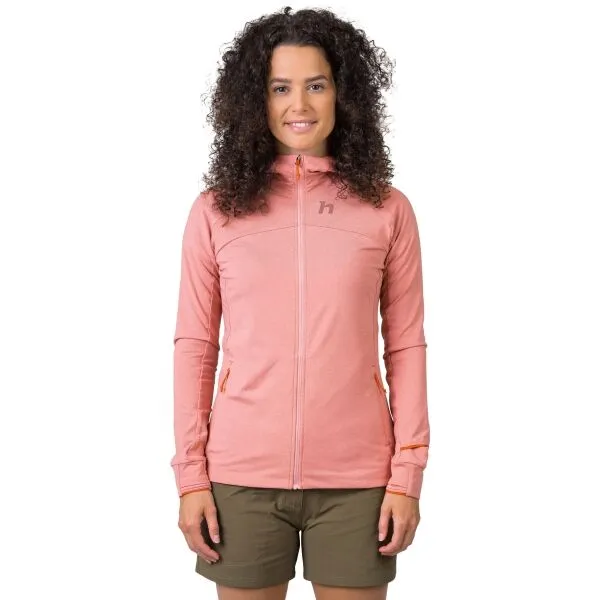 Hannah ELI HOODY Dámska funkčná mikina, ružová, veľkosť
