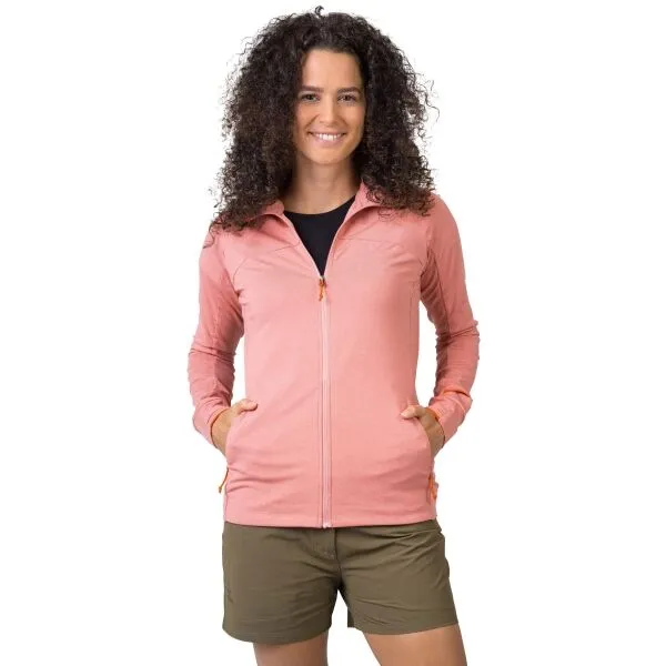 Hannah ELI HOODY Dámska funkčná mikina, ružová, veľkosť