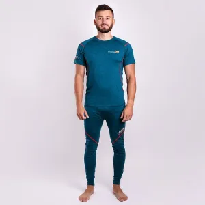 PROGRESS MERINO LT Pánske funkčné merino spodky, modrá, veľkosť XXL