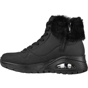 Skechers UNO RUGGED Dámska zateplená obuv, čierna, veľkosť