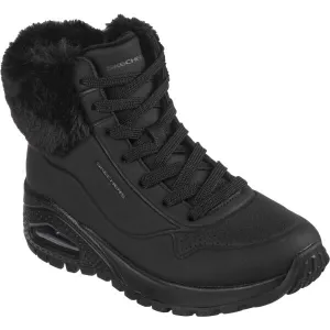Skechers UNO RUGGED Dámska zateplená obuv, čierna, veľkosť