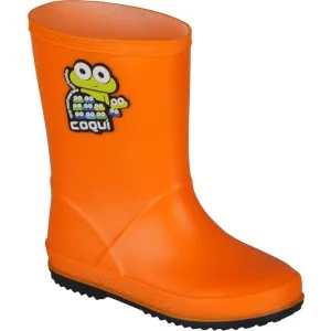 Coqui RAINY Detské gumáky, oranžová, veľkosť