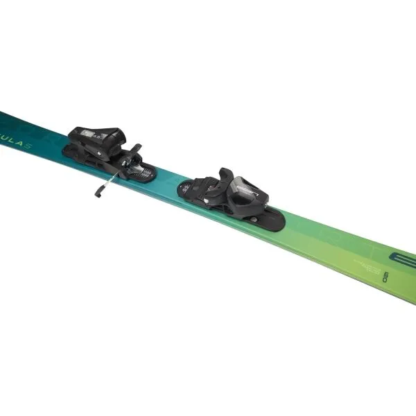 Elan FORMULA S JRS + EL 4.5 Detské zjazdové lyže, zelená, veľkosť