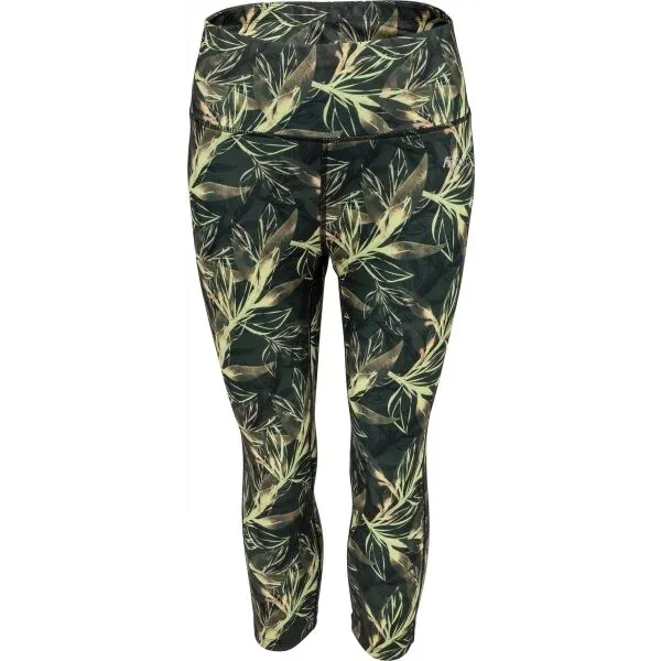 Fitforce JAKI Dámske 3/4 fitness legíny, zelená, veľkosť