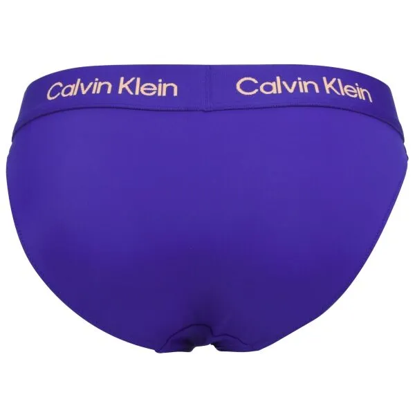 Calvin Klein BIKINI Dámsky spodný diel plaviek, modrá, veľkosť
