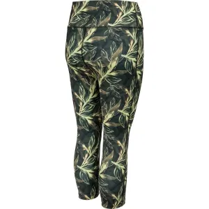 Fitforce JAKI Dámske 3/4 fitness legíny, zelená, veľkosť