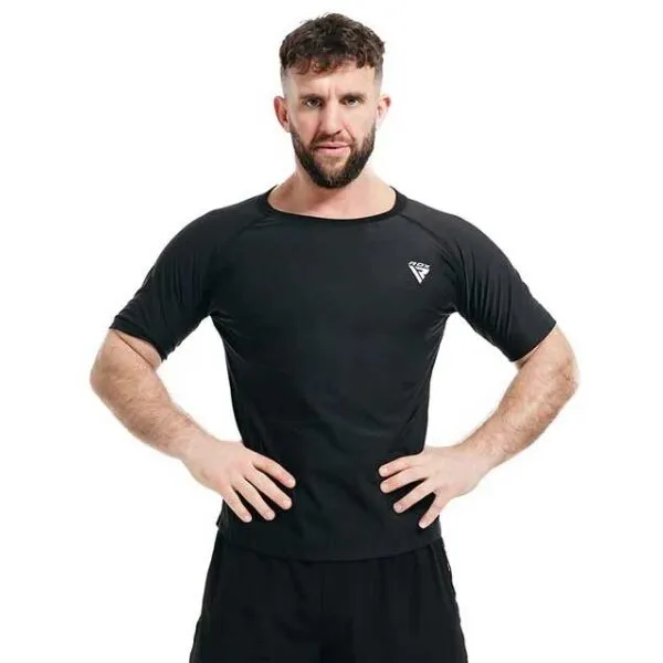 RDX M1 SWEAT T-SHIRT Pánske športové tričko, čierna, veľkosť