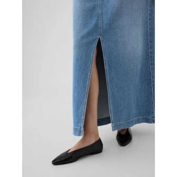 GAP Denim maxi skirt UltraSoft - Women's