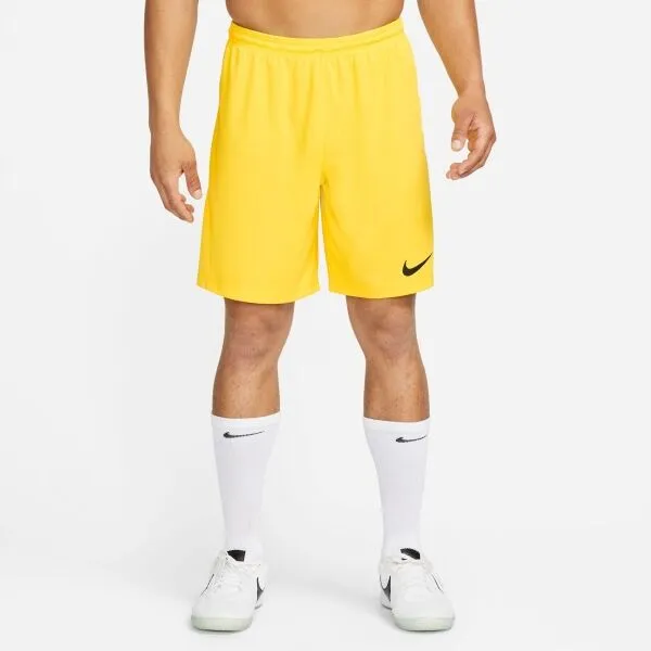 Nike DRI-FIT PARK 3 Pánske kraťasy, žltá, veľkosť