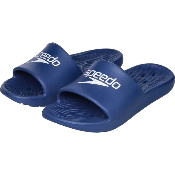Speedo SLIDES ONE PIECE JU Detské šľapky, tmavo modrá, veľkosť
