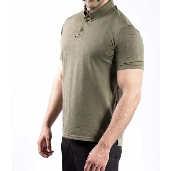 VAVWEAR TLAC01 Pánske tričko polo, khaki, veľkosť